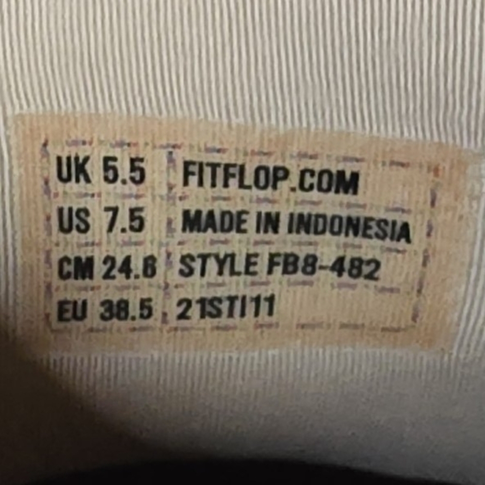 FitFlop Rally Canvas Trainers in Soft Grey - Picture 14 of 14